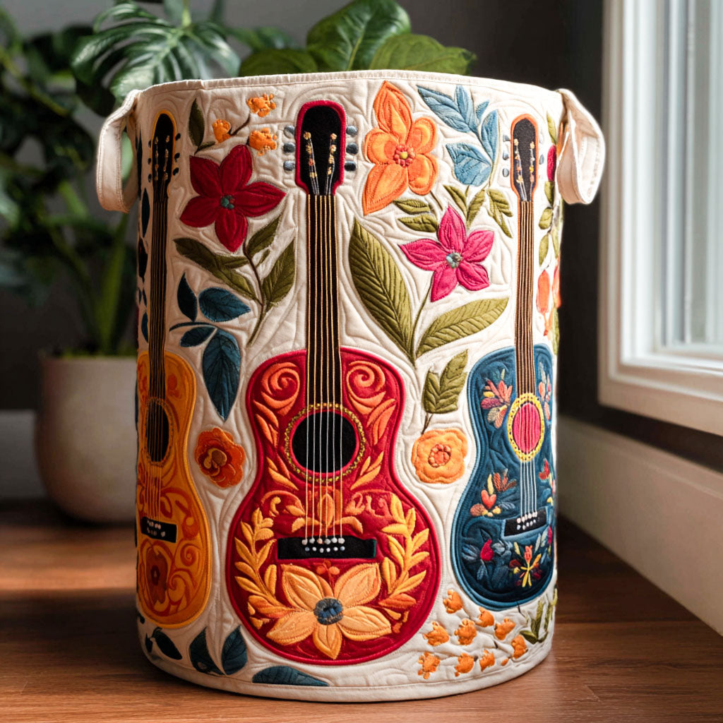 Harmony Of Spirits Quilted Laundry Basket Merch For Dad