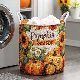 Thankful Days Quilted Laundry Basket Great Stocking Stuffer