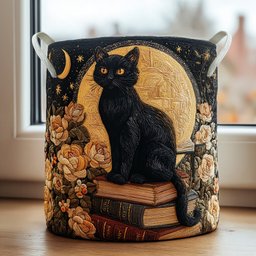 Starlit Paws Quilted Laundry Basket Gift Idea For Busy Families