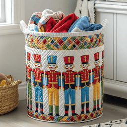Nutcracker Magic Quilted Laundry Basket Mother�s Day Merch Gift