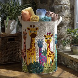 Spotted Daydream Quilted Laundry Basket Mother�s Day Merch Gift