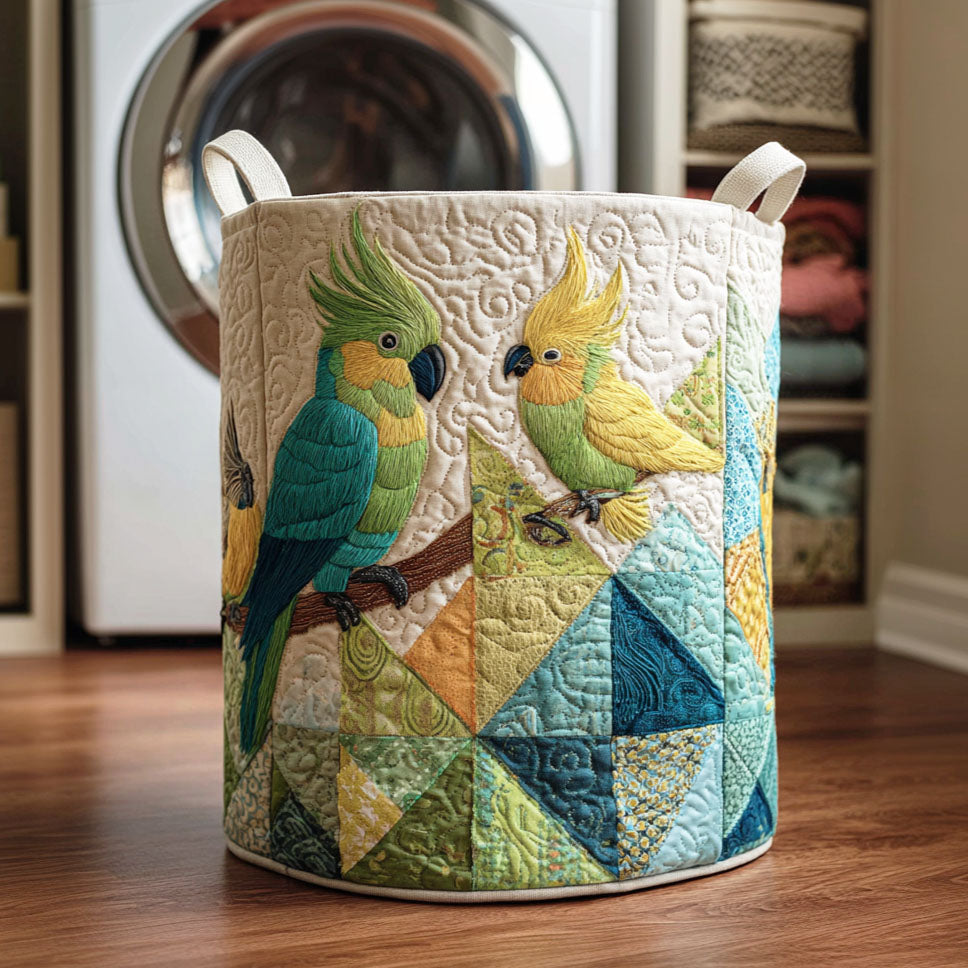 Tropical Wing Quilted Laundry Basket Mother�s Day Merch Gift
