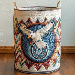 Tribal Soul Dreamcatcher Quilted Laundry Basket Graduation Merch Gift