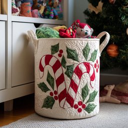 Soul Candy Charm Quilted Laundry Basket Christmas Merch Gift
