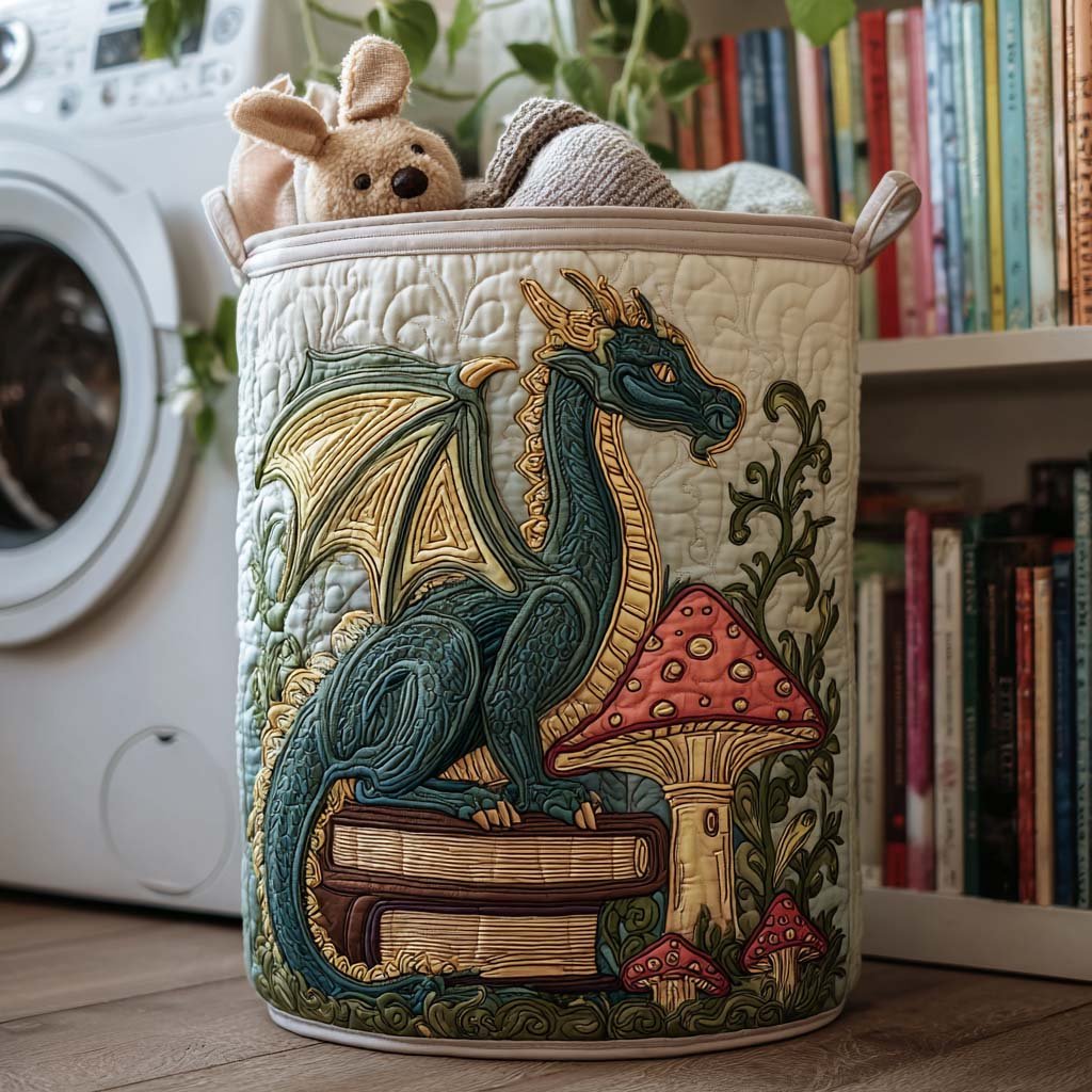 Fiery Path Quilted Laundry Basket Graduation Merch Gift