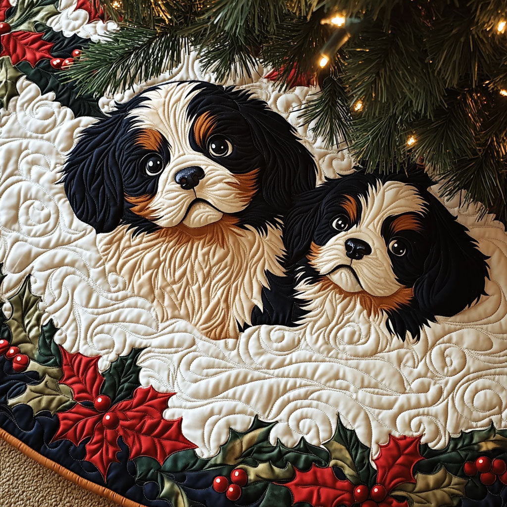 Loyal Heart Quilted Christmas Tree Skirt Exclusive Christmas Tree Skirt Merch Collection