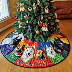 Shepherd Holiday Blessings Quilted Christmas Tree Skirt Thoughtful Christmas Tree Skirt Gift Idea