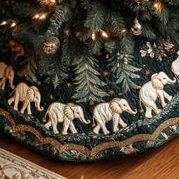 Safari Christmas Christmas Quilted Tree Skirt Thoughtful Christmas Tree Skirt Gift Idea
