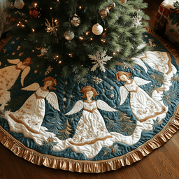 Sacred Trimmings Christmas Quilted Tree Skirt Thoughtful Christmas Tree Skirt Gift Idea