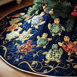 Turtle Quilted Tree Skirt Must-Have Holiday Decor Merch
