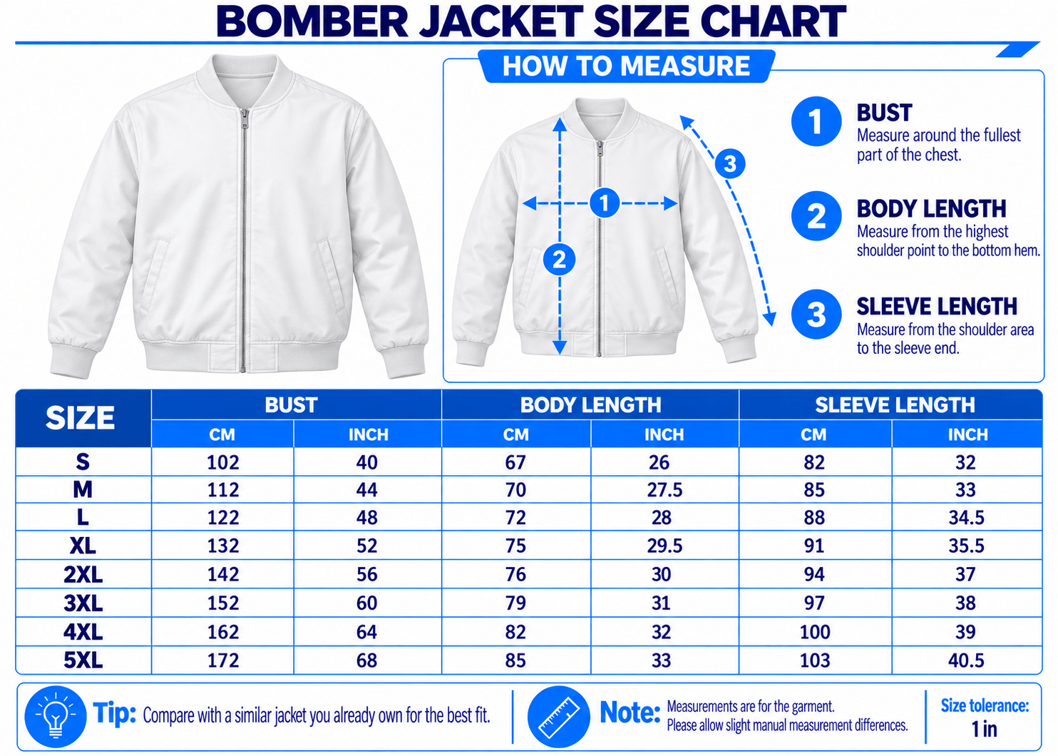 Harley-Davidson size chart