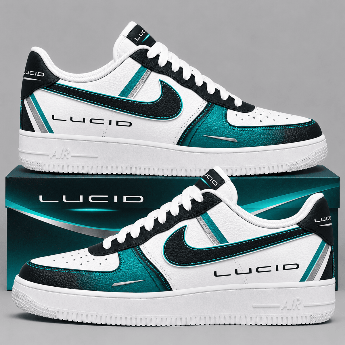 Lucid Automotive Heritage Air Force 1 Sneakers