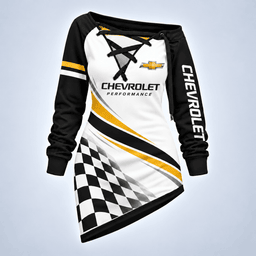 Chevrolet Motorsport Checkered Flag Lace-Up Sweatshirt
