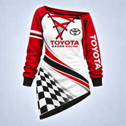 Toyota Motorsport Checkered Flag Lace-Up Sweatshirt