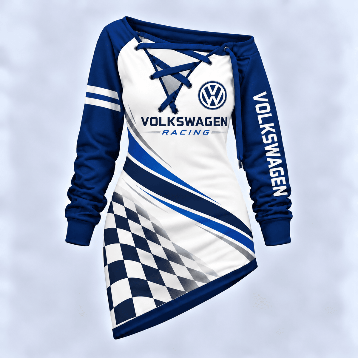 Volkswagen Motorsport Checkered Flag Lace-Up Sweatshirt
