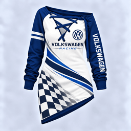 Volkswagen Motorsport Checkered Flag Lace-Up Sweatshirt