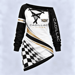 Cadillac Motorsport Checkered Flag Lace-Up Sweatshirt