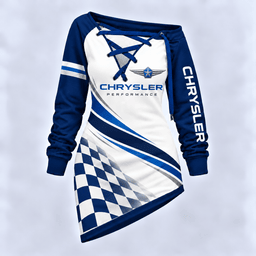 Chrysler Motorsport Checkered Flag Lace-Up Sweatshirt