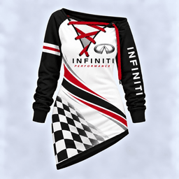 Infiniti Motorsport Checkered Flag Lace-Up Sweatshirt
