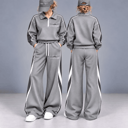 Chrysler Quarter-Zip and Pants Gray
