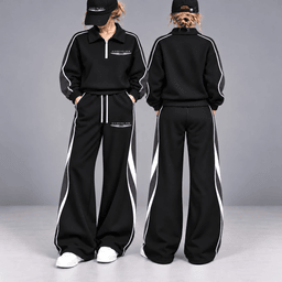 Chrysler Quarter-Zip and Pants Black