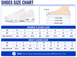 Volvo | Premium Car Fan Sport Air Max Shoes TD size chart