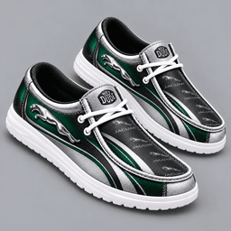 Jaguar Premium Men's Luxury Geometric Monogram Pattern Hey Dude Style Casual Slip-On Loafers Lightweight Comfort Walking Shoes NDN cover