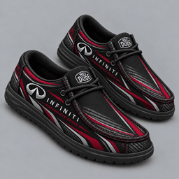 Infiniti | Premium Men's Carbon Fiber Velocity Stripe Graphic Hey Dude Style Casual Slip-On Loafers Lightweight Comfort Walking Shoes NDN cover