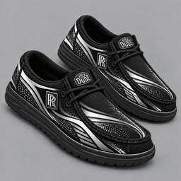 Rolls-Royce | Premium Men's Aero Motion Speedline Graphic Hey Dude Style Casual Slip-On Loafers Lightweight Comfort Walking Shoes NDN cover