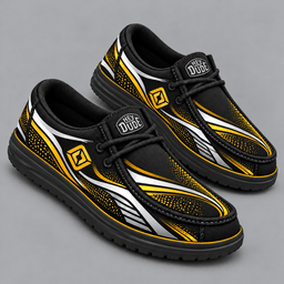 Rivian | Premium Men's Aero Motion Speedline Graphic Hey Dude Style Casual Slip-On Loafers Lightweight Comfort Walking Shoes NDN cover