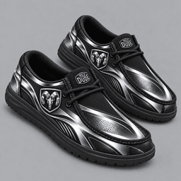 RAM | Premium Men's Dynamic Racing Stripe Graphic Hey Dude Style Casual Slip-On Loafers Lightweight Comfort Walking Shoes NDN cover