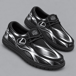 Lexus | Premium Men's Dynamic Racing Stripe Graphic Hey Dude Style Casual Slip-On Loafers Lightweight Comfort Walking Shoes NDN cover