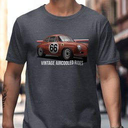 Vintage AirCooled Rides Racer T-Shirt