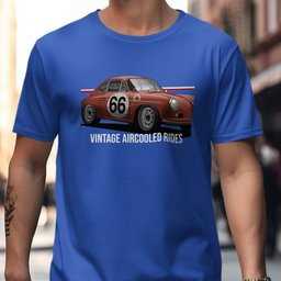 Vintage AirCooled Rides Racer T-Shirt
