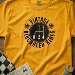 Vintage AirCooled Rides 4-Speed T-Shirt