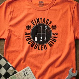 Vintage AirCooled Rides 4-Speed T-Shirt