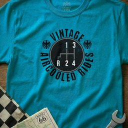 Vintage AirCooled Rides 4-Speed T-Shirt