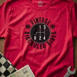 Vintage AirCooled Rides 4-Speed T-Shirt
