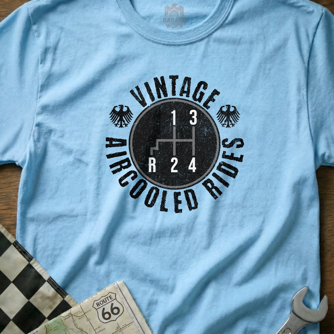 Vintage AirCooled Rides 4-Speed T-Shirt