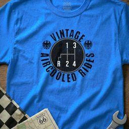 Vintage AirCooled Rides 4-Speed T-Shirt