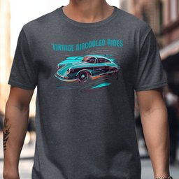 Vintage AirCooled Rides Retro Racer T-Shirt