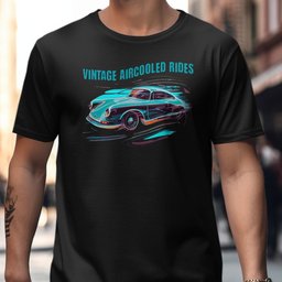 Vintage AirCooled Rides Retro Racer T-Shirt