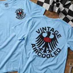 Vintage AirCooled Rides Eagle T-Shirt/ Long Sleeve/ Hoodie (2-Sided)
