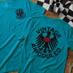 Vintage AirCooled Rides Eagle T-Shirt/ Long Sleeve/ Hoodie (2-Sided)