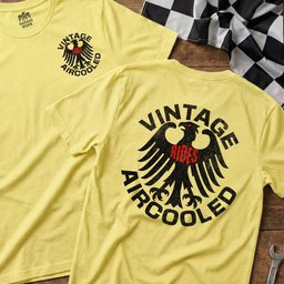 Vintage AirCooled Rides Eagle T-Shirt/ Long Sleeve/ Hoodie (2-Sided)