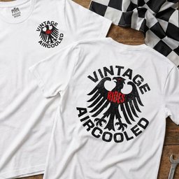 Vintage AirCooled Rides Eagle T-Shirt/ Long Sleeve/ Hoodie (2-Sided)