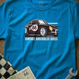 Vintage AirCooled Rides - 66 Racer T-Shirt