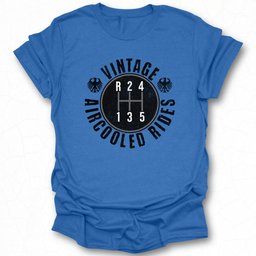 Vintage AirCooled Rides 5-Speed T-Shirt