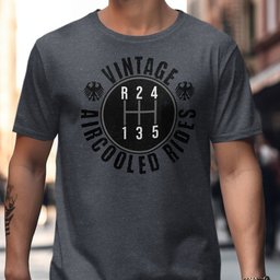 Vintage AirCooled Rides 5-Speed T-Shirt