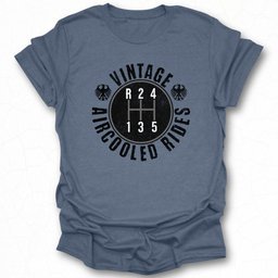 Vintage AirCooled Rides 5-Speed T-Shirt